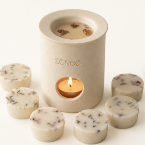 Kit Réchaud e Mini Velas Botânicas